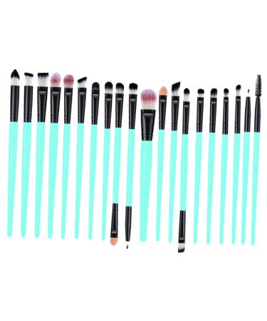 Baluue 20pcs Eyeliner Eyeshadow Brush Kit Eyeshadow Tools Eyelash Eye Shadow Brush Kit Para Pesta as Size 1 As Shown