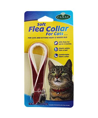 2 x Soft Flea Collar for Cats Kills Fleas for up to 4 Months (2 Collars)