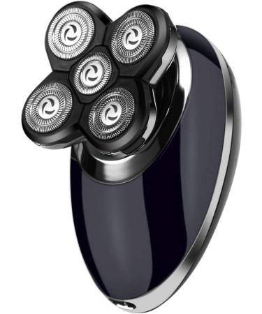 GeRRiT Men s 4-in-1 Electric Shaver & Grooming Kit: Five-Headed Beard Hair Razor for a Perfect Bald Look Cordless and Rechargeable