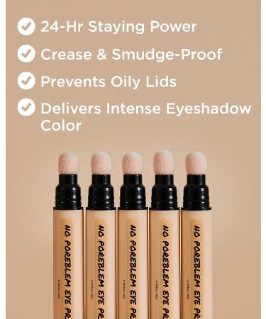 TOUCH IN SOL No Poreblem Eye Primer - Long-Lasting Eyeshadow Base with Push Click Pen - 0.14 fl.oz - Buy Online on SooperMarket.com