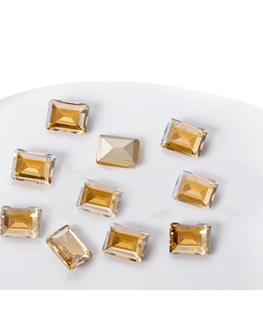 Crystal Nail Rhinestones Clear Nails Gems Stones 10Pcs Pointed Back Rhinestones Diamond Gems For Nail Art Supplies Nail Art Decorations Kits Nail Art Decorations Stickers ND957