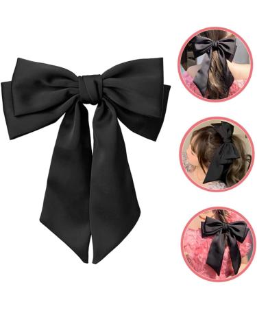 Gogogmee Bow Hairpin Ribbon for Hair Bow Hair Clips Hair Ribbon Bow Barrettes for Women Bows for Women Hair Ribbons for Women Barrettes for Thick Hair Women Hair Bows Ponytail Clip - Buy Online on SooperMarket.com