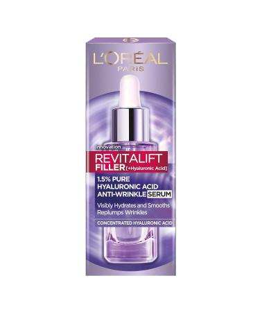 L'Oreal Paris Revitalift Filler Serum with 1.5% Pure Hyaluronic Acid Concentrate - Buy Online on SooperMarket.com