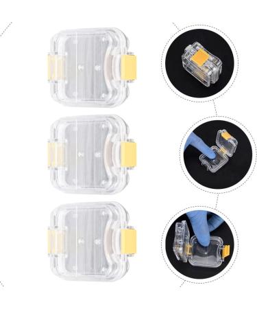 5Pcs Clear Denture Container Kit | Plastic Tooth Box | Transparent Membrane Denture Tablets - 4.5X4.5CM - As Shown - Buy Online on SooperMarket.com