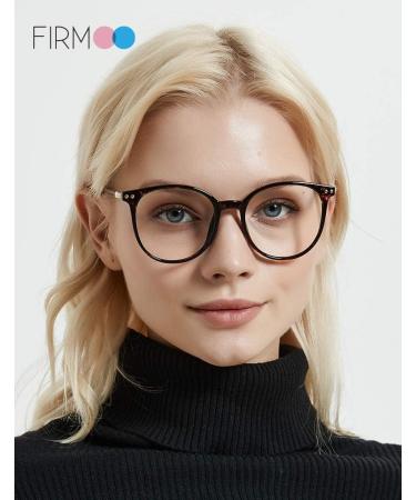 Firmoo Blue Light Blocking Glasses Tortoise - Anti Glare Computer Gaming Eyeglasses for Women Men - Anti Eyestrain Blue Blocker Non Prescription - 0.0x - Buy Online on SooperMarket.com
