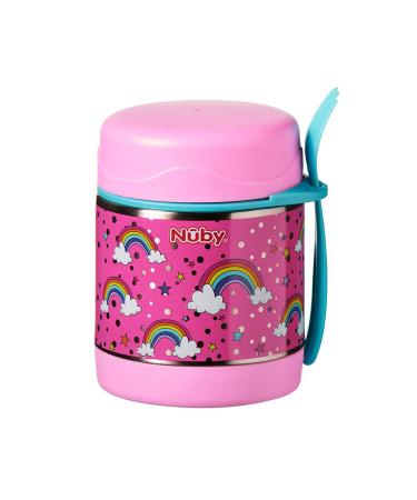 Nuby Stainless Steel Food Jar Rainbows Rainbows Food Jar