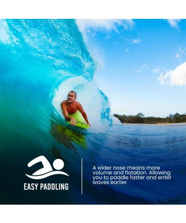 Back Bay Play 26-41 Body Board - Lightweight EPS Core Boogie Board for Beach | 33 Inch Ice Tie Dye Design | Wrist Leash Surfing for Kids & Adults - Buy Online on SooperMarket.com