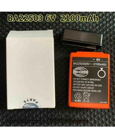 6V 2100mAh HBC Radiomatic BA225030 Rechargeable Battery - Ideal for HBC Crane Remote Control Pump Truck | International Shipping Available - Buy Online on SooperMarket.com