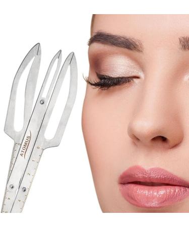 Tiuimk Stainless Steel Eyebrow Microblading Triangle Ruler - Silver - Buy Online on SooperMarket.com