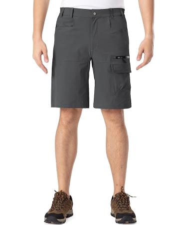 Rdruko Men's Quick Dry Cargo Shorts - Dark Grey, 36 - Buy Online on SooperMarket.com