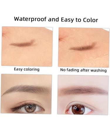 Mikinona 1 Set Wood Brow Pencil Dark Brown Tattoos Positioning Pen Blue Eyebrow Pencil - Buy Online on SooperMarket.com