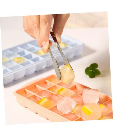 Cabilock 3pcs Silicone Ice Tray Mold Silicone Ice Trays Silicone Ice Maker Ice Cubes Ice Mold 25X10X2.5CM Assorted Color - Buy Online on SooperMarket.com