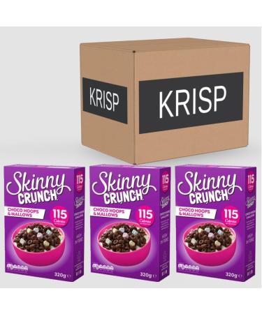 3 x 320g Chocolate Marshmellow Breakfast Cereal Fibre Vitamins Calcium Morning Meal Snack - Buy Online on SooperMarket.com