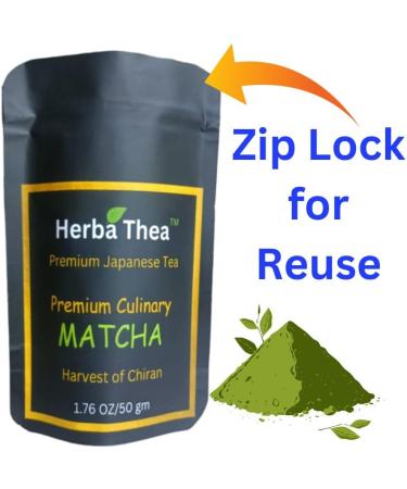 Herba Thea Premium Culinary Matcha Tea Powder 1.76 oz/50 gm Harvest of Chiran - Buy Online on SooperMarket.com