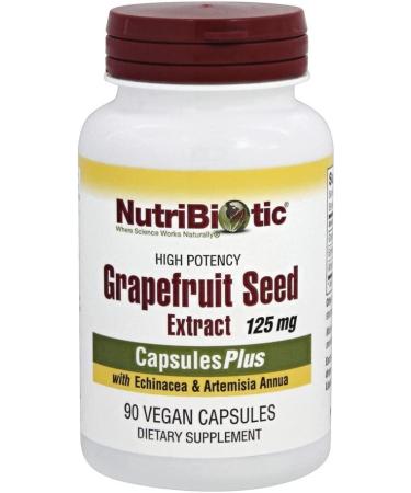 NutriBiotic Grapefruit Seed Extract & Echinacea - High Potency 125mg, 90 Vegan Capsules - Buy Online on SooperMarket.com