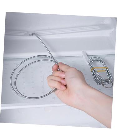 Refrigerator Drain Unblocker Kit | Flexible Clog Remover & Cleaning Brush for Fridge Drain Outlet | Reusable Dredging Tool - Buy Online on SooperMarket.com