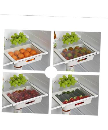 KOMBIUDA 2pcs box White for Type Refrigerator Home Storage Household Container Fruit Multi-purpose Drawer - Buy Online on SooperMarket.com