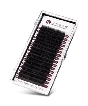 M Curl Silk Eyelashes - 0.07mm Thickness Mixed Lengths 8-14mm for Lash Extensions | International Shipping Available - Buy Online on SooperMarket.com
