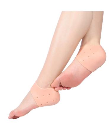Yotown Gel Heel Socks - Moisturizing Gel Socks for Pain Relief & Skin Care | Dry Foot Protection | 1 Pair with Air Holes - Buy Online on SooperMarket.com
