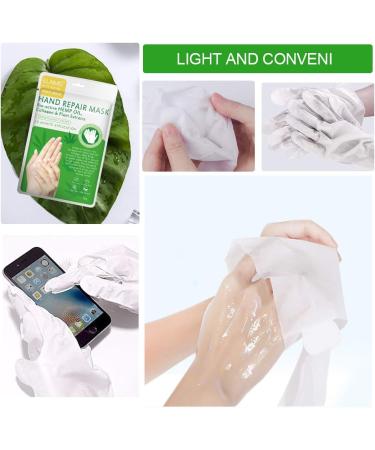 Hand Care Mask - 3 Pairs Moisture Gloves for Anti-Aging & Hydration | Dry Cracked Hands Treatment for Men & Women - International Shipping - Buy Online on SooperMarket.com
