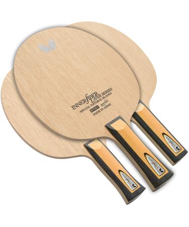 Butterfly Innerforce Layer ZLC Table Tennis Blade - ZL Carbon Fiber Blade - Innerforce Layer ZLC Blade - Available in AN, FL, and ST Handle Styles - Innerfiber Technology - Made in Japan Flared