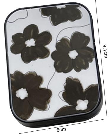 Worparsen Holder Compact -scratch Minimalistic Black Floral Case for Outdoor Multi - Buy Online on SooperMarket.com