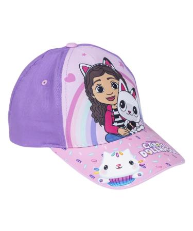 CERD LIFE'S LITTLE MOMENTS Girls Gabby's Dollhouse Children's Hat with Visor Turquoise Cap One Size