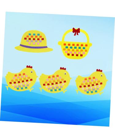 Amosfun 5pcs Chicken Shaped Tobots Toys for Easter Party - Educational Baby Toy Gift - Buy Online on SooperMarket.com