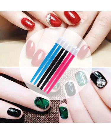 KELYDI 6pcs Rubber Tipped Nail Cuticle Pusher Set - Nail Art Manicure Tools for Men and Women - Buy Online on SooperMarket.com