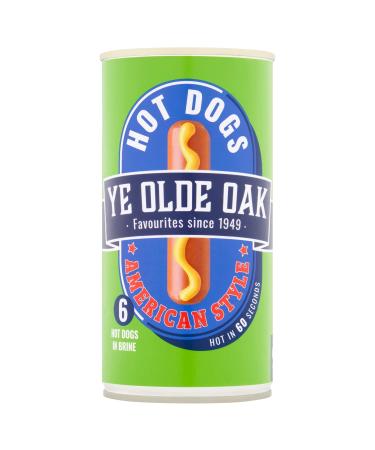 Ye Olde Oak American Style Hot Dogs In Brine 300g 300 grams
