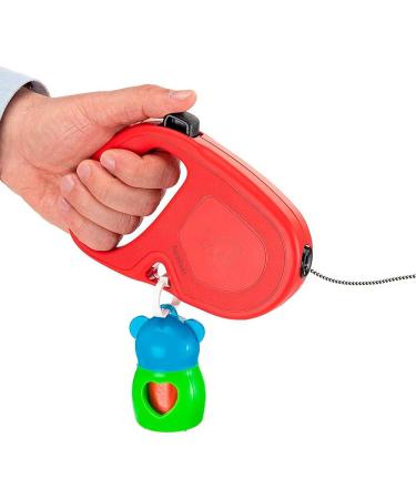 Buy Ferplast Flippy One Dog Leash for Large Dogs up to 35 kg - 5m Retractable Roller Leash with One-Button Lock - Red - Buy Online on SooperMarket.com