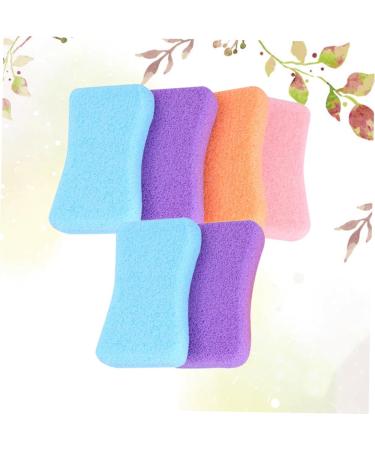 FRCOLOR Pumice Stone Foot Scrub Natural Sponge Rubber Practical Skin Remover Natural Sponges Foot Scraper Sponges for Cleaning Foot Sponge Washer Foot File Scrub Feet Man Pack of 6 - Buy Online on SooperMarket.com