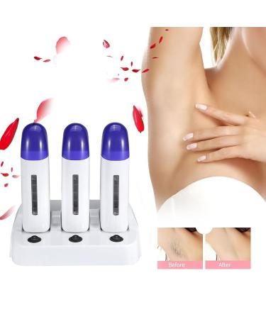 Depilatory Wax Kit for Coarse Hair Removal - Complete Waxing Set for Men & Women with Heating Base - Perfect for Body Hair - Buy Online on SooperMarket.com