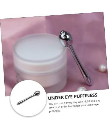 Healeved 1pc Eye Cream Stick Ice Facial Globes Home Tools Eye Cream Board Cooling Facial Stick Skincare Tool Scratchboard Tools Beauty Rod Zinc Alloy Beauty Products Household 7.8x6cm Silver - Buy Online on SooperMarket.com
