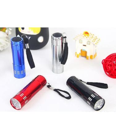OSALADI 9 Uv Flashlight Mini Uv Nail Lamp Portabel Torch Mini Uv Touch Uv Led Flashlight Money Detector Light Mini for Nails Glow in Dark Flashlights Led Nail Lamp Portable Jewelry - Buy Online on SooperMarket.com