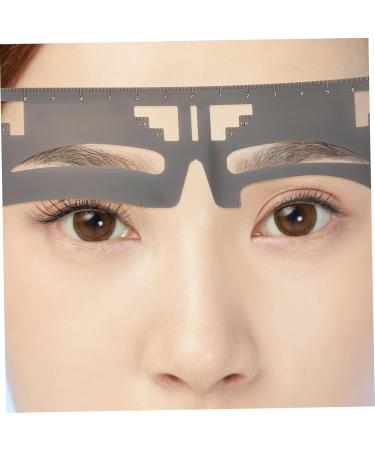 Mikinona 2pcs Eyebrow Ruler Eyebrow Shaping Template Brow Shaping Ruler T Tool Eyebrow Makeup Tools Cosmetics 1 count (Pack of 1) As Shown - Buy Online on SooperMarket.com