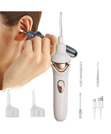 Ear Wax Removal Tool Kit Ear Cleaner Automatic USB Charging Vibration Painless Ear Wax Suction Remover Suitable for Adults and Children to Clean Ears