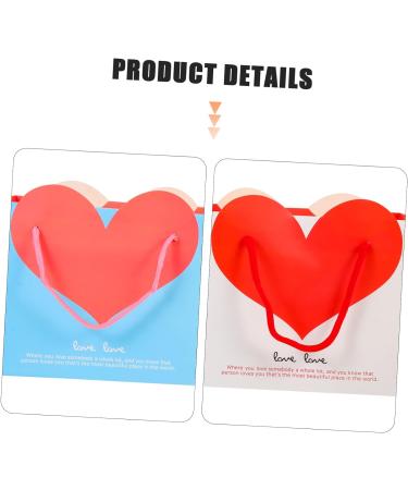 KOMBIUDA 20pcs Love Handbag Merchandise Bags Girl Gift Bag Birthday Gift Bags Bulk Girl Birthday Gift Baby Gift Bags Baby Shower Goodies Bags Goodies Pouches Bride Paper Party Bag Medium - Buy Online on SooperMarket.com