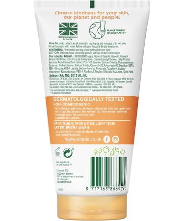 Simple Protect 'N' Glow Express Glow Clay Polish Cleanser leaves skin naturally glowing for expert facial skin care 150 ml (Pack of 3) 150 g (Pack of 3) - Buy Online on SooperMarket.com