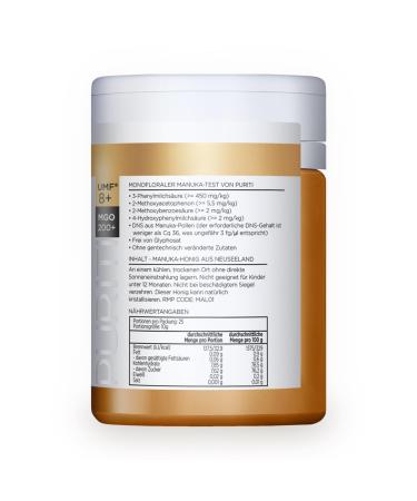 Buy PURITI Manuka Honey MGO 200+ from New Zealand 250g Pack | Premium Quality Manuka Honey for Health & Wellness - Buy Online on SooperMarket.com