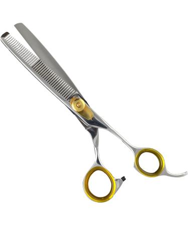 Sharf Gold Touch Pet Grooming Shear Kit - 7.5 Inch Straight & 6.5 Inch 42-Tooth Thinning Scissors - Buy Online on SooperMarket.com
