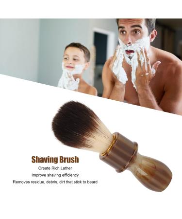 Ankroyu Men's Razor Brush - Ergonomic Wooden Handle Hairdressing Brush for Professional & Home Use | Soft Bristles for Facial & Beauty Salon - Buy Online on SooperMarket.com