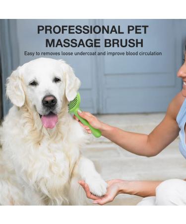 PET FROG Self Cleaning Slicker Brush for Dogs & Cats - Shedding & Grooming Tool, Removes Loose Undercoat, Mats & Tangled Hair - Long & Short Haired Pets - Buy Online on SooperMarket.com