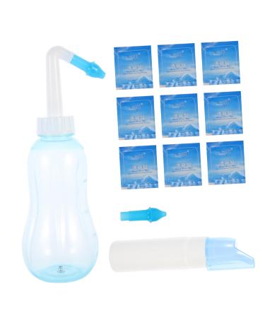 Nasal Cleaner for Adults 1 Set Nasal Wash Household Cleaner Portable Tea Kettle Plastic Cleaner Nose Flusher Neti Pot Sinus Rinse Bottle Nasal Rinsing Washer Nasal Washer