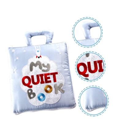 Buy Abaodam 4-Piece Functional Book Travel Toys - Interactive Busy Books for Toddlers & Babies - Soft Fabric Educational Toys - Buy Online on SooperMarket.com