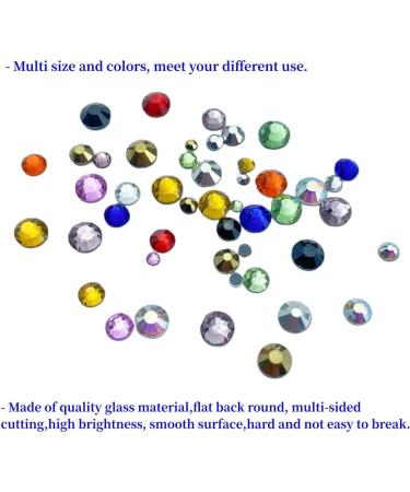 Red Hotfix Rhinestones 5000pcs SS10 2.8mm Round Crystal Glass for Crafts and Decoration - Buy Online on SooperMarket.com