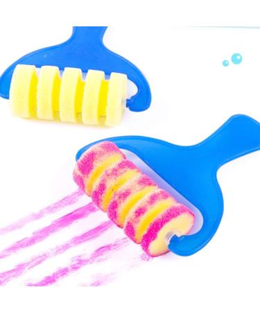 STOBOK Drawing Sponge Roller Brush Set for Kids - 8 Piece Graffiti DIY Tool Kit - Buy Online on SooperMarket.com