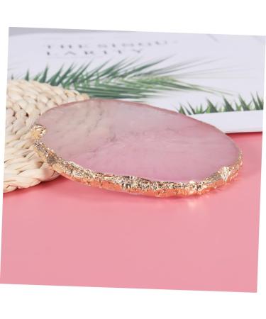Gogogmee Nail Gel Nail Rest Stand Resin Nail Round Cosmetic Painting Palette Makeup Palette Make up Nail Set Pink Medium - Buy Online on SooperMarket.com