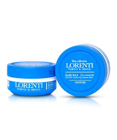 Lorenti Men Collection Tokyo & Seoul Coiffure | Men Hair Styling Wax | Pro- Vitamin B5 | Keratin Therapy | Ultimate Hold | 150ml (5.07oz) Blue