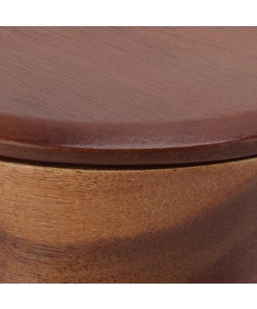 Premium Maple Wood Shaving Bowl for Men | Portable & Lid Included | Perfect Gift for Father Grandpa and Friends - Buy Online on SooperMarket.com